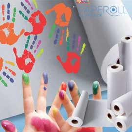 ROTOLO CARTA PAPEROLL BLUEBACK - 100MT X 0,5MT - RI.PLAST 73944