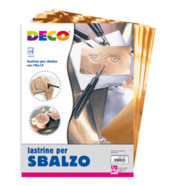 LASTRA IN RAME/ALLUMINIO PER SBALZO 20X30 Cm FOGLIO SINGOLO 54112