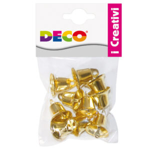 CAMPANELLE DORATE DIAM.22MM 10PZ CWR 89152