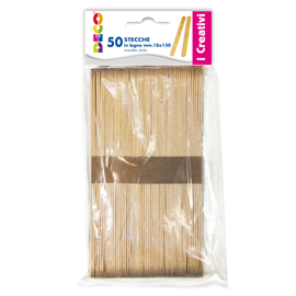 STECCHE IN LEGNO MM. 18X150MM 50PZ. CWR 82013