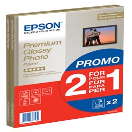EPSON - PREMIUM GLOSSY PHOTO PAPER - A4 - 2X 15 FOGLI - C13S042169 EPSS042169