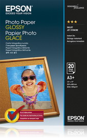 EPSON - PHOTO PAPER GLOSSY - A3+ - 20 FOGLI - C13S042535 EPSS042535