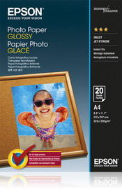 EPSON - PHOTO PAPER GLOSSY - A4 - 20 FOGLI - C13S042538 EPSS042538