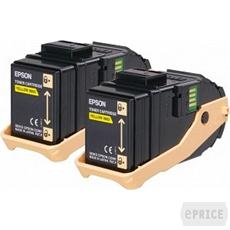 EPSON - TONER CONFEZIONE DOPPIA - GIALLO - S050606 - C13S050606  - 15.000 PAG EPSS050606
