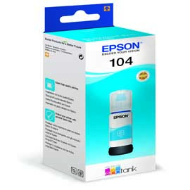 EPSON - TANICA - 104 - CIANO - C13T00P240  - 65ML EPST00P240