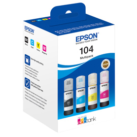 EPSON ECOTANK 104 MULTIPACK BK/C/M/G EPST00P640