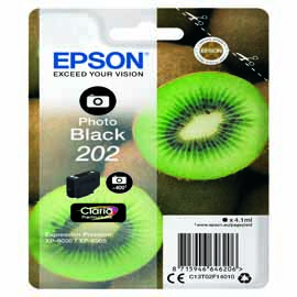 EPSON - CARTUCCIA INK - 202 - NERO PHOTO - C13T02F14010 - 4,1ML EPST02F14010