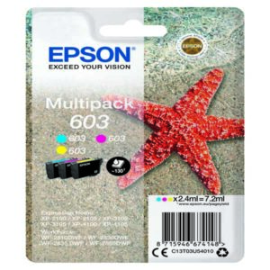EPSON -  CARTUCCIA INK - 603 - C-M-Y - C13T03U54010 - 130 PAG CAD. EPST03U54010