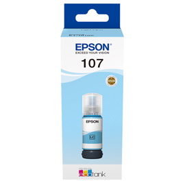 EPSON - CARTUCCIA ECOTANK 107 - CIANO CHIARO - C13T09B540 EPST09B540