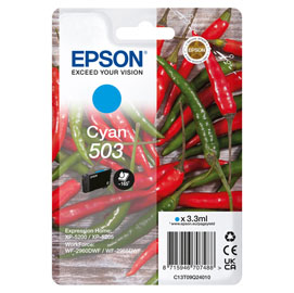 EPSON - CARTUCCIA - CIANO - 503 - C13T09Q24010 - 3,3 ML EPST09Q24010