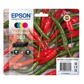 EPSON - MULTIPACK CARTUCCE - 503 - BK/C/M/Y - C13T09Q64010 EPST09Q64010