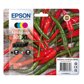 EPSON - MULTIPACK CARTUCCE - 503XL - BK/C/M/Y - C13T09R64010 EPST09R64010