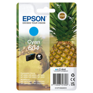 EPSON - CARTUCCIA - CIANO - 604 - C13T10G24010 - 2,4 ML EPST10G24010