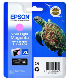 EPSON - CARTUCCIA INK - MAGENTA CHIARO - T1576 - C13T15764010 - 25,9ML EPST15764010
