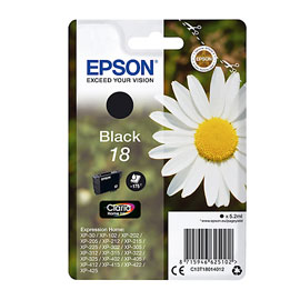 EPSON - CARTUCCIA INK - 18 - NERO - C13T18014012 - 5,2ML EPST18014012