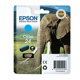 EPSON - CARTUCCIA INK - 24 - CIANO - C13T24224012 - 4,6ML EPST24224012