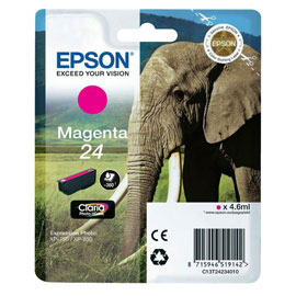 EPSON - CARTUCCIA INK - 24 - MAGENTA - C13T24234012 - 4,6ML EPST24234012
