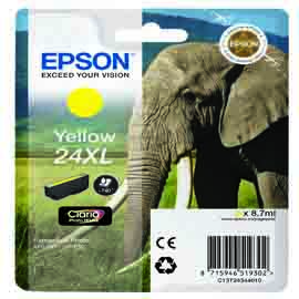 EPSON - CARTUCCIA INK - 24XL - GIALLO - C13T24324012 - 8,7ML EPST24344012