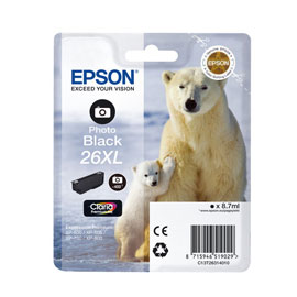 EPSON - CARTUCCIA INK - 26XL - NERO PHOTO - C13T26314012 - 8,7ML EPST26314012