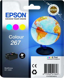 EPSON - CARTUCCIA INK - 267 - C-M-Y -  C13T26704010  - 6,7ML EPST26704010