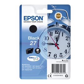EPSON - CARTUCCIA INK - 27 - NERO - C13T27014012 - 6,2ML EPST27014012