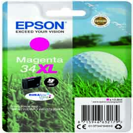 EPSON - CARTUCCIA INK - 34XL - MAGENTA - C13T34734010 - 10,8ML EPST34734010