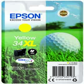 EPSON - CARTUCCIA INK - 34XL - GIALLO - C13T34744010 - 10,8ML EPST34744010