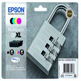 EPSON - CARTUCCIA INK - 35XL - C-M-Y-K - C13T35964010 - C-M-Y 20,3ML - K 41,2ML EPST35964010