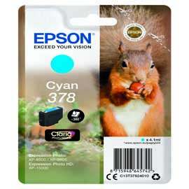 EPSON - CARTUCCIA INK - 378 - CIANO - C13T37824010 - 360 PAG EPS37824010