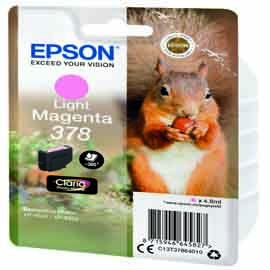 EPSON - CARTUCCIA INK - 378 - MAGENTA CHIARO - C13T37864010 - 360 PAG EPS37864010