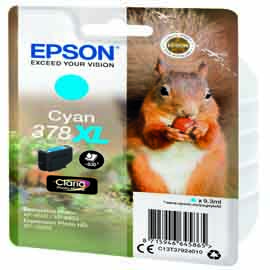 EPSON - CARTUCCIA INK - 378XL - CIANO - C13T37924010 - 9,3ML EPST37924010