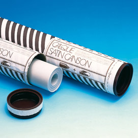 ROTOLO CARTA LUCIDA SATINATA - 110CMX20MT - 90-95GR - USO MANUALE - CANSON 46222
