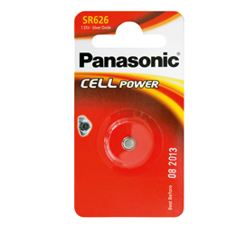 MICROPILA SR626 - OSSIDO ARGENTO - PANASONIC - BLISTER 1 PEZZO 74813