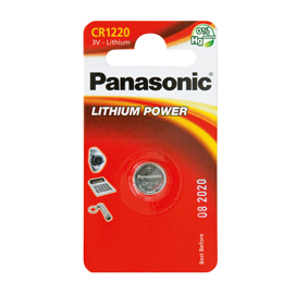 MICROPILA CR1220 - LITIO - PANASONIC - BLISTER 1 PEZZO 74816