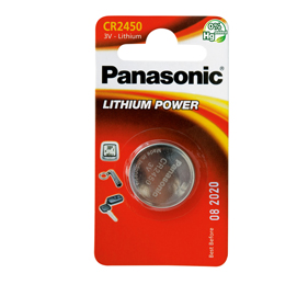 BLISTER MICROPILA CR2450 - LITIO - PANASONIC 74826