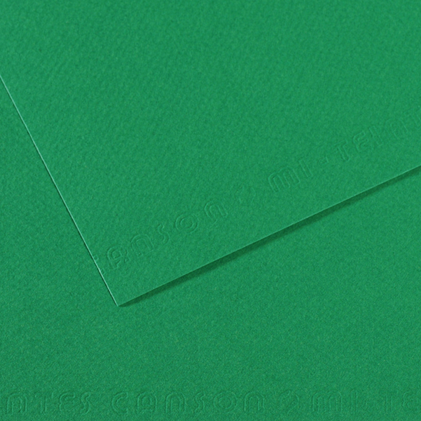 FOGLIO MI-TEINTES - A4 - 160 GR - VERDE BILIARDO - CANSON 92897