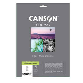 CARTA INKJET EVERYDAY - A4 - 200 GR - 15 FOGLI - LUCIDA - CANSON 94656