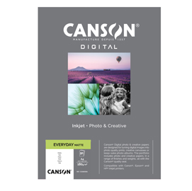CARTA INKJET EVERYDAY - A4 - 180 GR - 50 FOGLI - OPACA - CANSON 94659