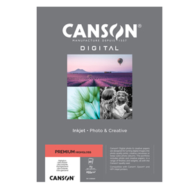 CARTA INKJET PREMIUM - A3 - 255 GR - 20 FOGLI - LUCIDA - CANSON 94663