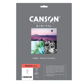CARTA INKJET PREMIUM - A4 - 255 GR - 20 FOGLI - LUCIDA - CANSON 94664