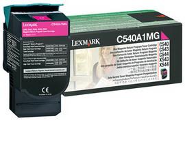 LEXMARK/IBM - TONER - MAGENTA - C540A1MG - RETURN PROGRAM - 1.000 PAG IBMC540A1MG