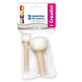 PENNELLO TAMPONE SPUGNA BLISTER 2PZ. C.W.R. 81528