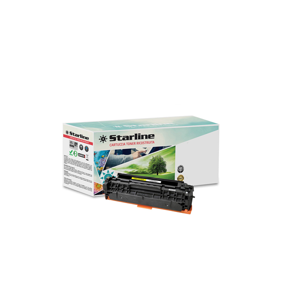 STARLINE - TONER RICOSTRUITO - PER CANON - GIALLO - 2659B002AA - 2.900 PAG STLC718Y