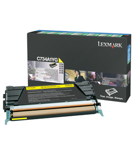 LEXMARK/IBM - TONER - GIALLO - C734A1YG - RETURN PROGRAM - 6.000 PAG IBM0C734A1YG