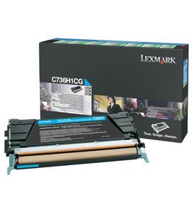 LEXMARK/IBM - TONER - CIANO - C734A1CG - RETURN PROGRAM - 6.000 PAG IBM0C736H1CG
