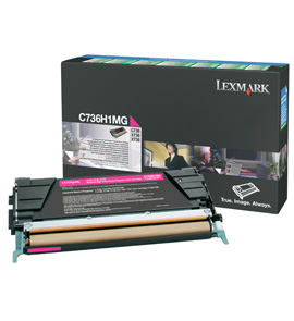 LEXMARK/IBM - TONER - MAGENTA - C736H1MG - RETURN PROGRAM - 10.000 PAG IBM0C736H1MG