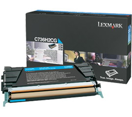 LEXMARK/IBM - TONER - CIANO - C736H2CG - NON RETURN PROGRAM - 10.000 PAG IBMC736H2CG