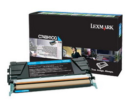 LEXMARK/IBM - TONER - CIANO - C748H1CG - RETURN PROGRAM - 10.000 PAG IBMC748H1CG