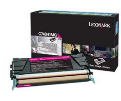 LEXMARK/IBM - TONER - MAGENTA - C748H1MG - RETURN PROGRAM - 10.000 PAG IBMC748H1MG