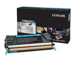 LEXMARK/IBM - TONER - CIANO - C748H2CG - NON RETURN PROGRAM - 10.000 PAG IBMC748H2CG